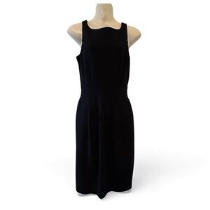 Banana Republic Classic Black Midi Dress Women's Size 0P